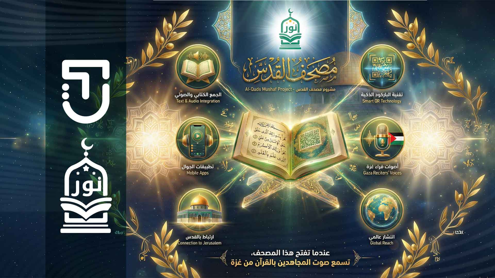 Mushaf Al-Quds | When the Minarets of Al-Quds Embrace the Voices of Gaza